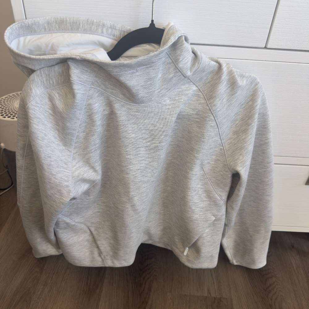 Lululemon AirWrap Modal Pullover Hoodie Size: 4 Color: Grey